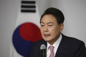曾擔任南韓檢察總長的新總統尹錫悅日前就職，中美雙方都派遣特使祝賀。 美聯社