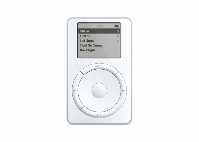 iPod延續了音響直覺操控，並對當代科技產品設計有決定性影響。
圖╱Apple提供