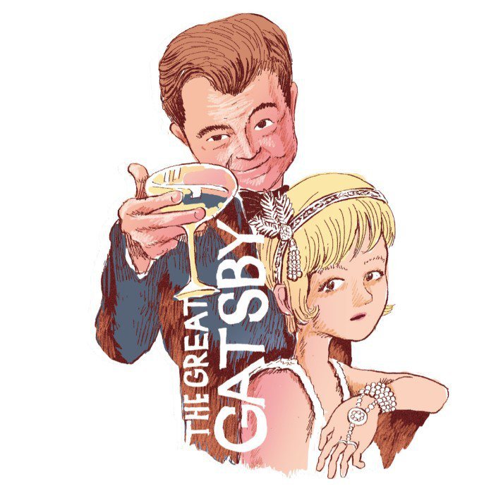 2013《大亨小傳》the Great Gatsby（插畫｜日安焦慮）