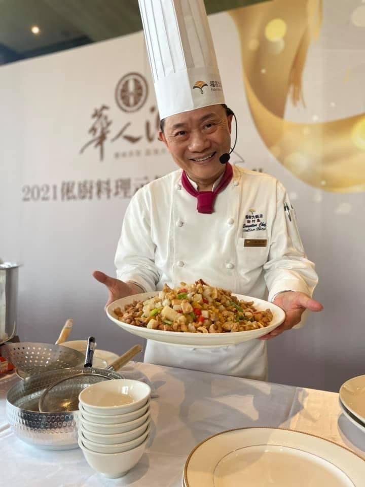 阿基師廚藝高，也是學界的代表性人物。（臉書照片） 台北海大/提供。
