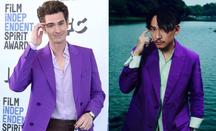 今年VALENTINO男裝推出了許多鮮明飽和色的服裝單品，其中一件深紫色西裝更是...