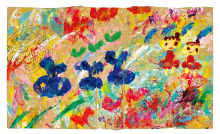 羅芙奧今年春拍有日本當代藝術家六角彩子作品「無題」助陣，最高估價220萬元。羅芙奧／提供
