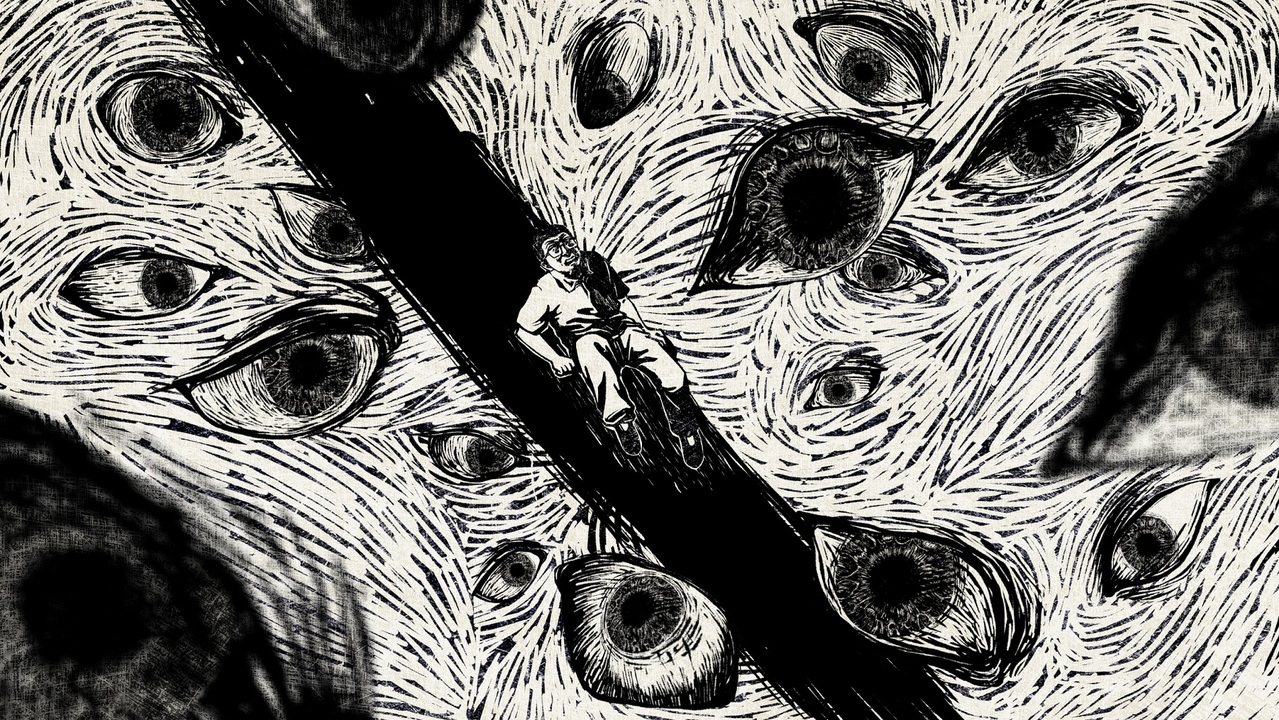 藝術家吳識鴻為「台灣男子葉石濤」製作藝術動畫。圖／茂樹電影提供