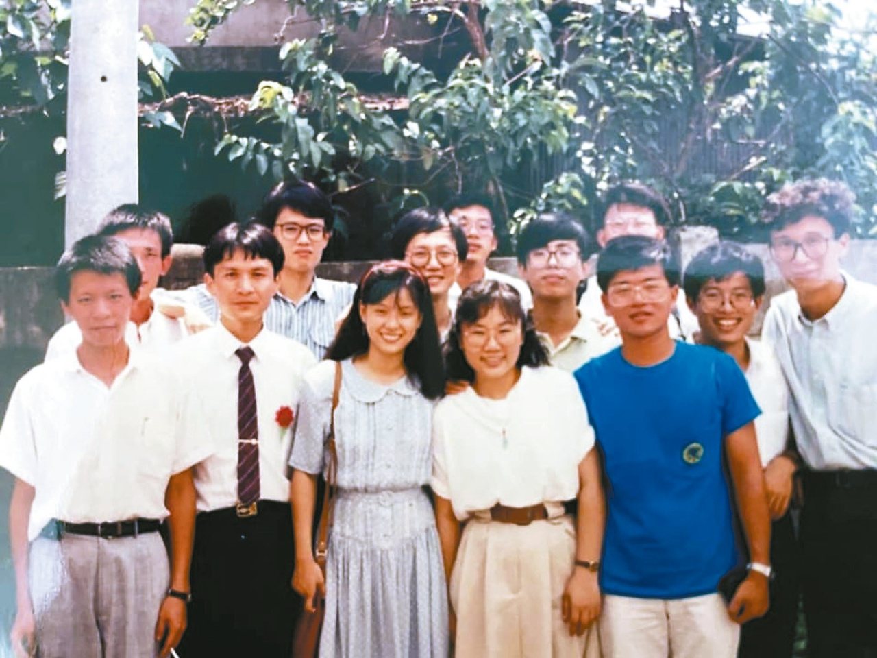 姜燁秀 32年前參加第一位結婚的大學同學婚禮。圖／姜燁秀提供