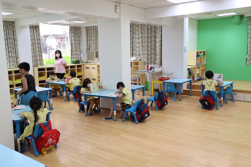 台北市宣布公私立幼兒園23日起遠距教學5天，圖為幼兒園示意圖。本報資料照