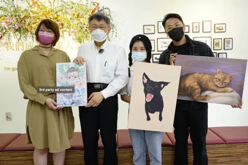 台北市長柯文哲昨天上午參加台北市動物之家中繼園區開幕記者會。圖／北市府提供