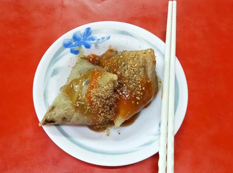豐成碗粿學甲公有市場的「豐成碗粿」古早味粽子。 圖／市場處提供