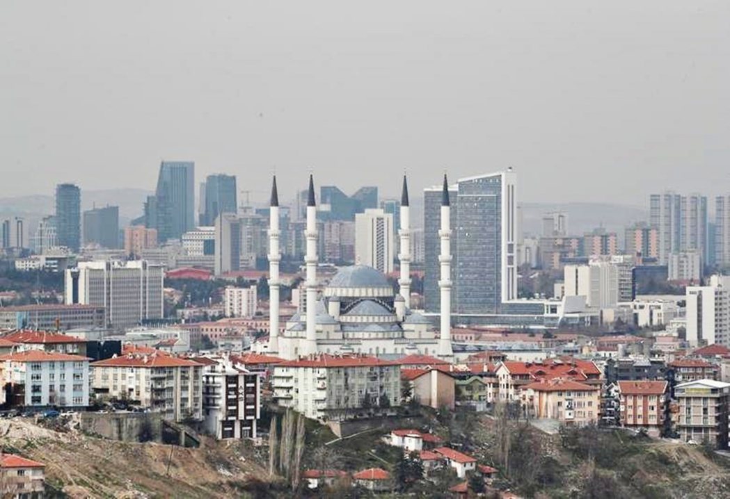 土耳其首都安卡拉商業及住宅區，近一年來安卡拉租金上漲106%。 圖／路透社 