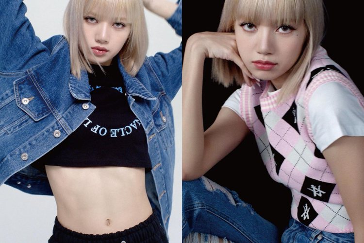 Lisa成為韓國潮牌acme de la vie專屬模特兒。圖／擷自instagram