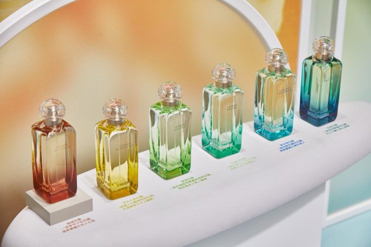 愛馬仕於新光三越A8快閃店一次展出6款不同元素的香水花園系列，讓體驗者感受香氛漫...