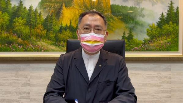 台北市副市長蔡炳坤疑腦出血緊急送醫。圖／北市府提供