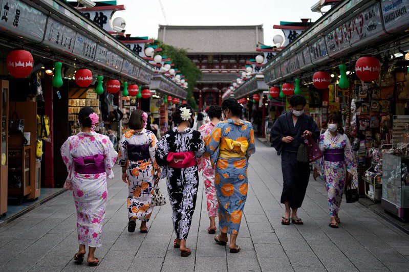 日本宣布6月10日开放外国观光团客入境。美联社(photo:UDN)