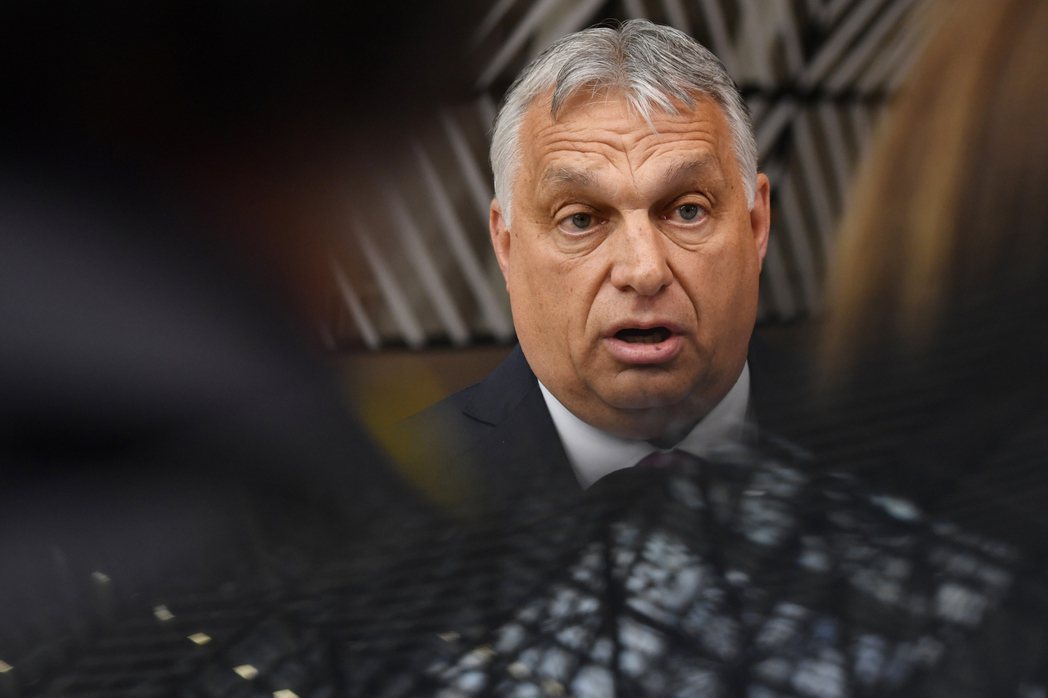 匈牙利總理奧班是歐盟制裁俄羅斯石油的最大反對者。 圖／美聯社 
