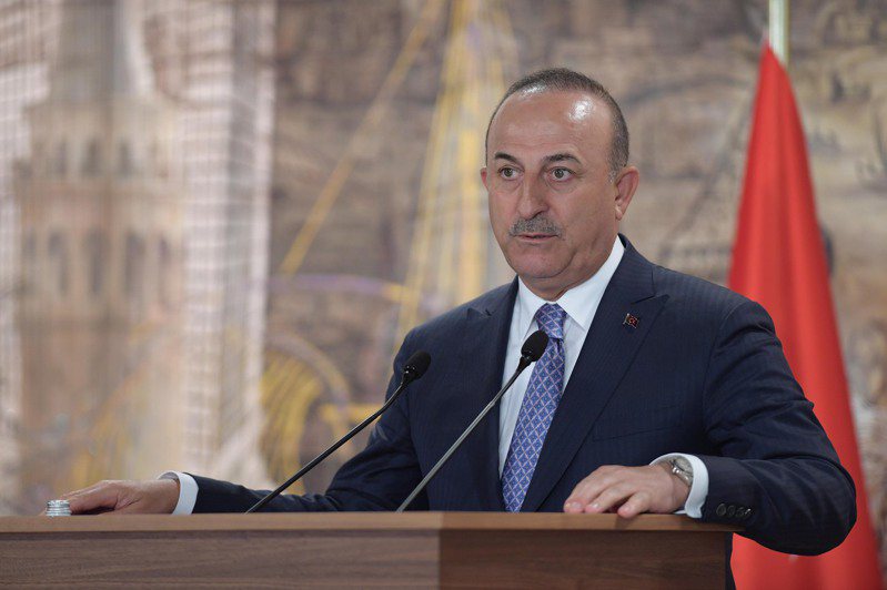 土耳其外交部长卡夫索格鲁（Mevlut Cavusoglu）。 图／新华社(photo:UDN)