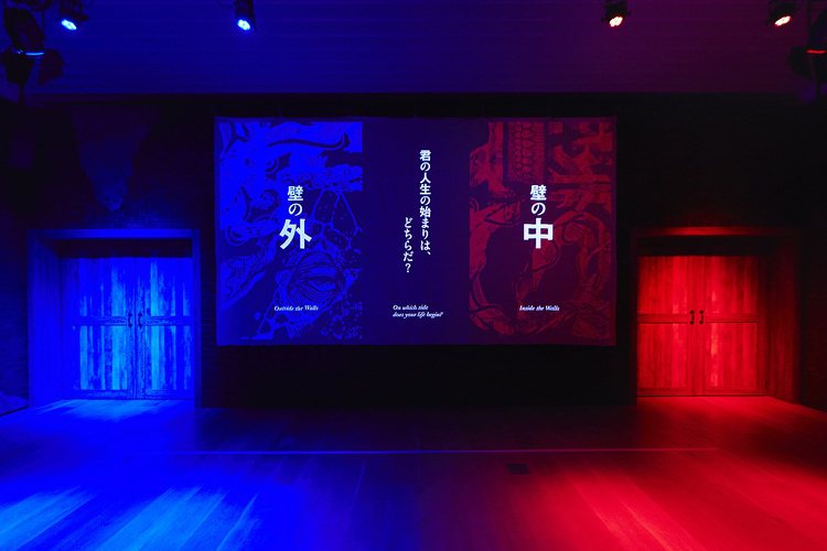 「進擊的巨人展」東京場展區示意圖。圖／新光三越提供