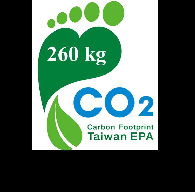 低碳配比碳標籤。亞泥／提供