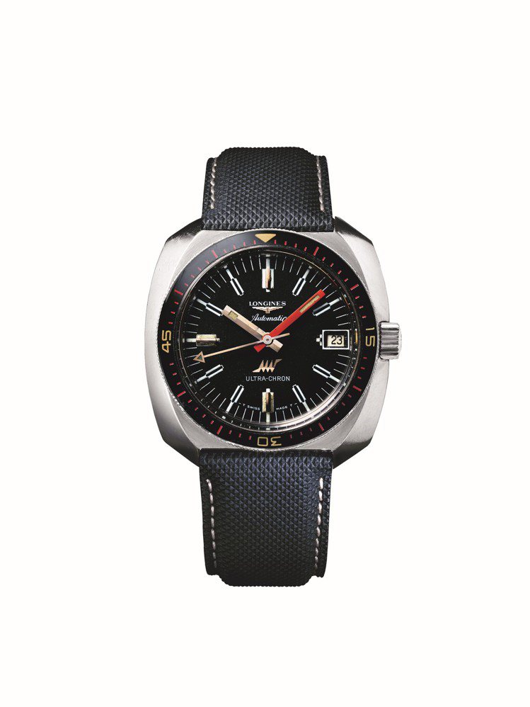 1968年推出的Ultra-Chron腕表，是當時首款可在水下操作的高振頻腕表，...