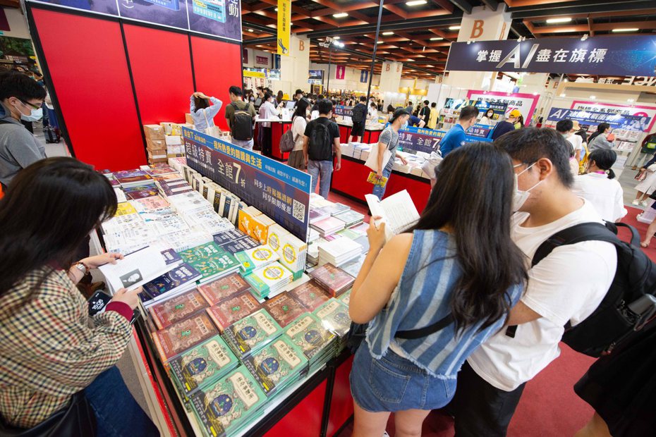 2022台北國際書展時報出版攤位。（圖／台北國際書展　提供）
