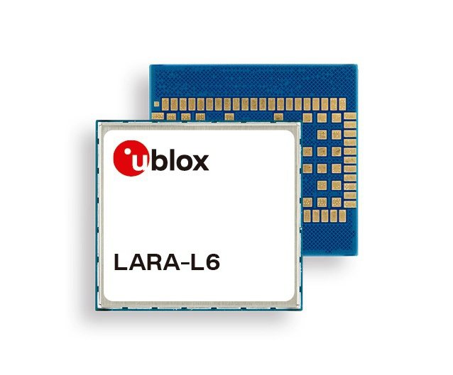 u-blox 推出全球最小的 LTE Cat 4 模組LARA-L6，提供全球覆...