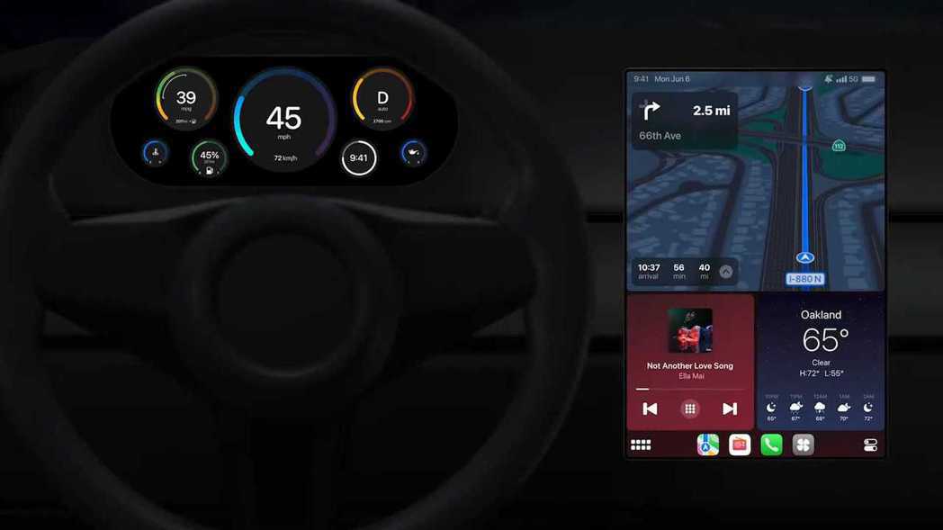 CarPlay也將推出全新升級版本，除了提供更多功能外，更同時適應不同的螢幕，無...