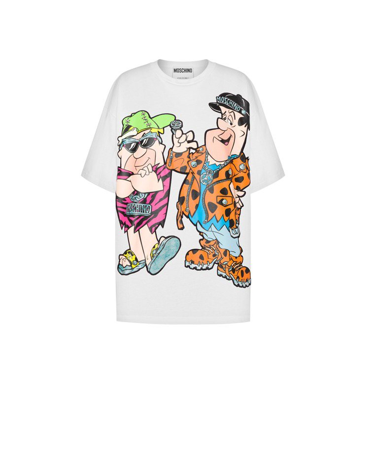 弗萊德與巴尼 T-shirt，30,500元。圖／MOSCHINO提供