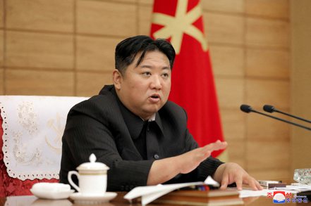 北韓領導人金正恩。路透