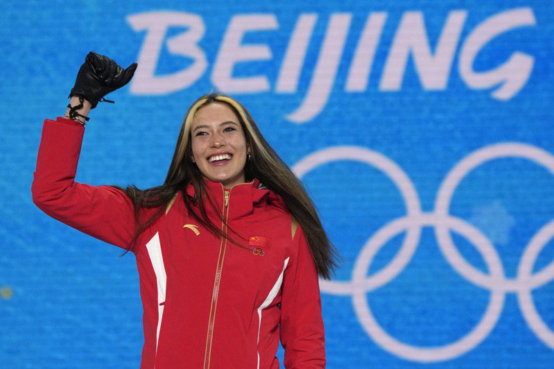 谷愛凌已經投入美國鹽湖城申辦2030年或2034年冬奧的相關工作，她還自稱是「申奧大使」。 美聯社