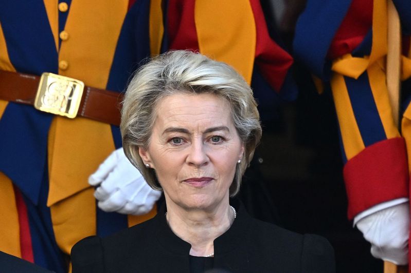 歐盟執委會主席范德賴恩（Ursula von der Leyen）。 示意圖／法新社