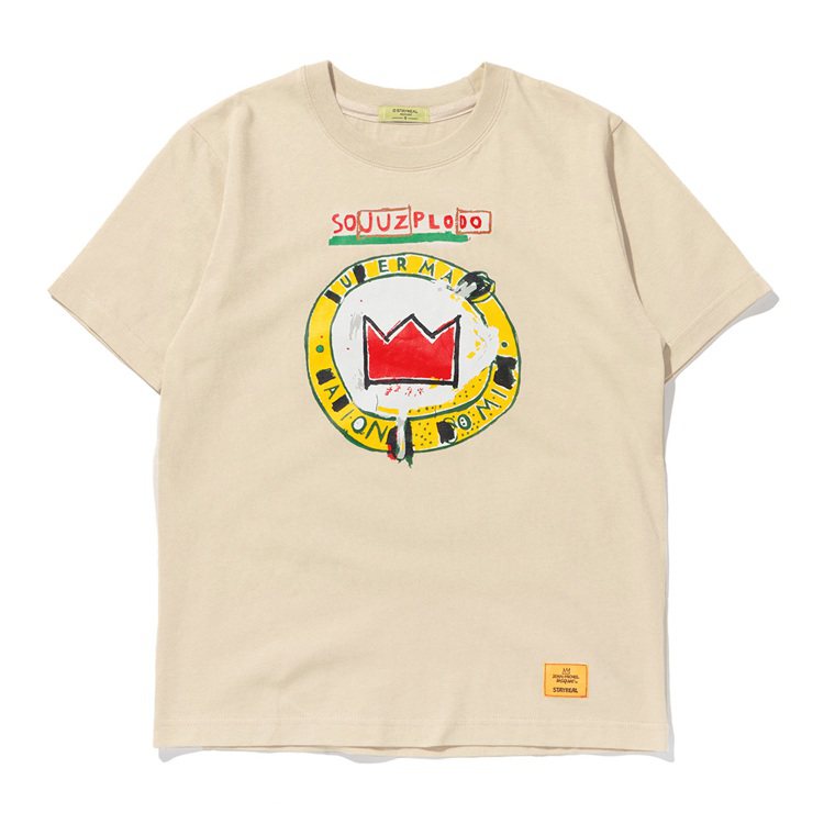 Basquiat王冠信念T恤1,280元。圖／Stayreal提供