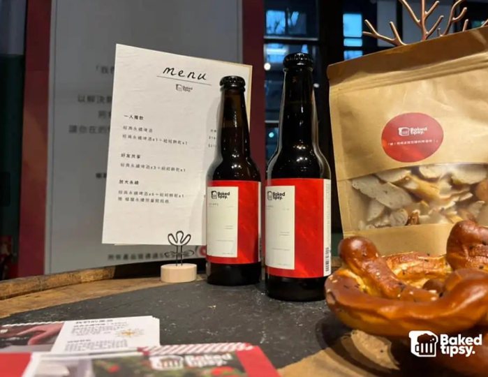 蝶釀永續參與「2030超越圈圈展」，推出永續啤酒以及麵包脆片。 圖／Baked ...