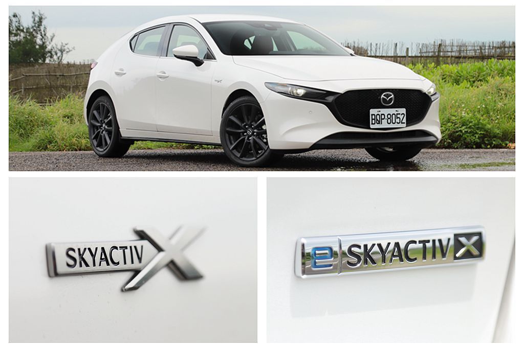 Mazda3 e-SKYACTIV X Edition在左、右兩側葉子板有專屬「...