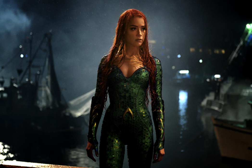 安珀赫德是「水行俠」系列女主角，續集中據傳仍有一定的分量。圖／摘自imdb