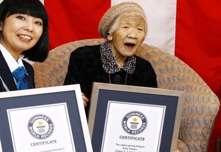 在田中加子116歲生日時，她曾有感而發地說：「到了這個年紀，還能這樣活著真是令人...