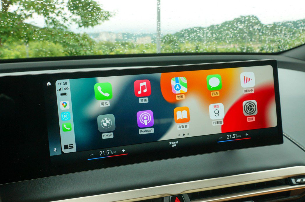 支援無線Apple CarPlay/Android Auto連接。 記者趙駿宏／...