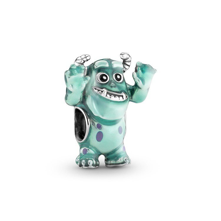Disney x Pandora《怪獸電力公司》毛怪造型串飾，2,480元。圖／...