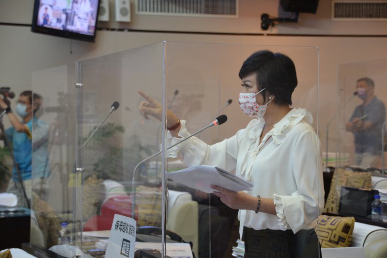 台雸市議員林燕祝今天指2個月裡台南有3名在托育中心接受保母托育的嬰兒死亡。記者鄭惠仁／攝影