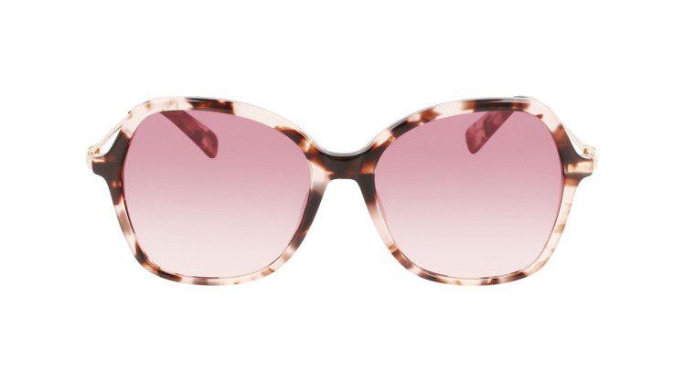 春夏系列太陽眼鏡 (粉色)，7,800元。圖／Longchamp提供