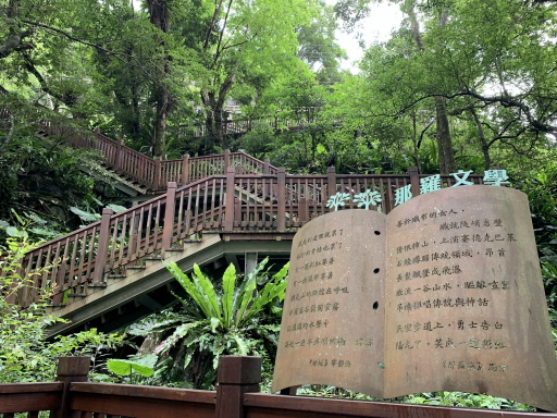 青蛙石天空步道園區能讓遊客享受置身雨林的感受。 圖／巫鴻瑋攝影