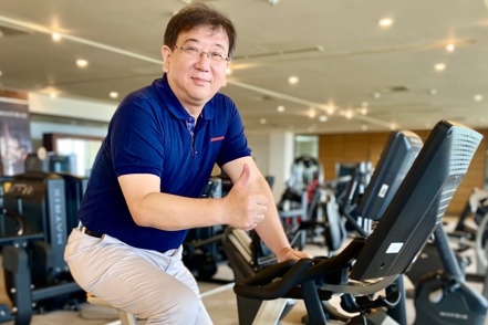 喬山健康科技總經理羅光廷很有信心的表示，喬山今年仍會是全球健身器材成長最快的公司。記者宋健生／攝影