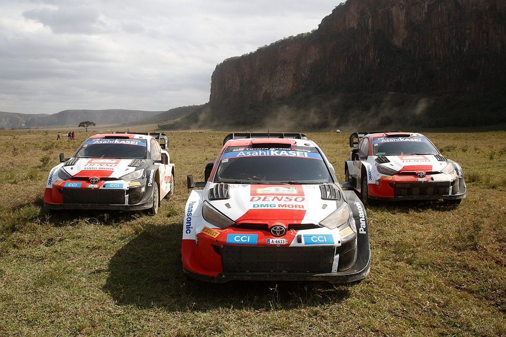 Toyota Gazoo Racing WRT車隊中共有四輛賽車，在WRC肯亞站...