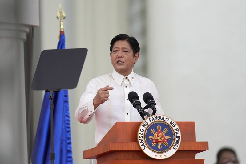 菲律宾总统小马可仕。 美联社(photo:UDN)