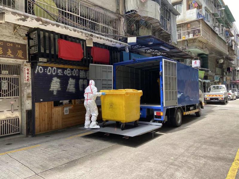 澳門日前檢出一批從台灣進口的芒果新冠病毒核酸檢測呈陽性。（取自澳門日報）