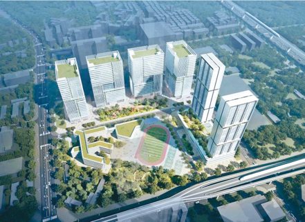 建大深圳廠一期規劃後的示意圖。建大／提供