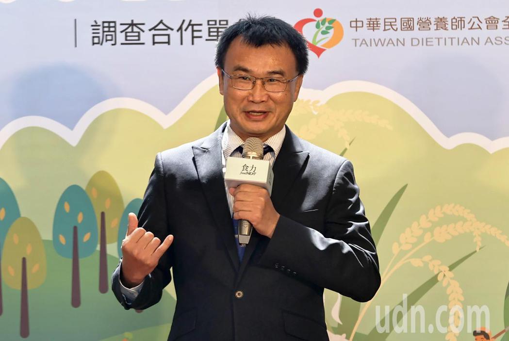 陳吉仲今天出席「2022食育力五星城市頒獎典禮」。記者胡經周／攝影