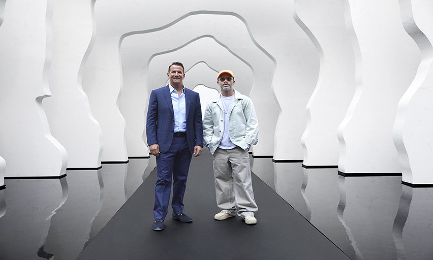 Kohler與Daniel Arsham一起為這次米蘭設計週設計的大型裝置。