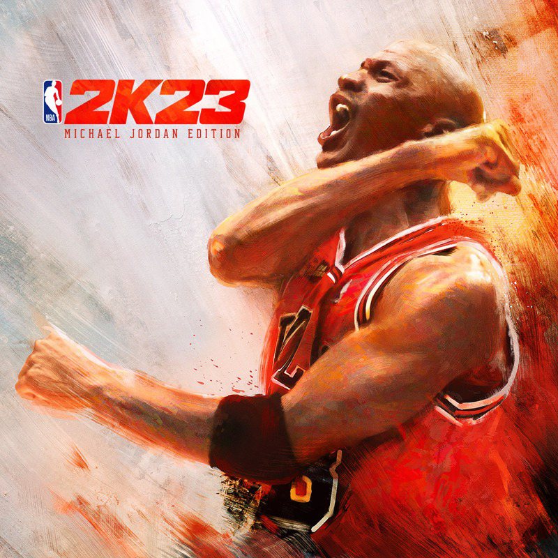 《NBA 2K》宣佈，傳奇巨星喬丹（Michael Jordan）將會登上《NBA 2K23》的特別版封面。 截圖自《NBA 2K》官方推特