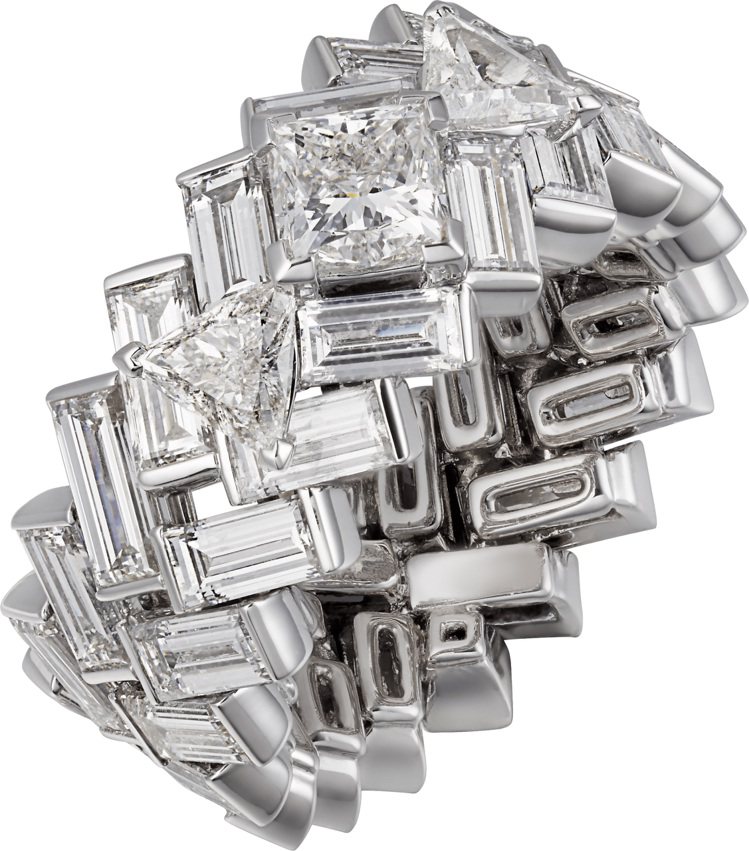 Reflection de Cartier鑽石戒指，約244萬元。圖／卡地亞提供
