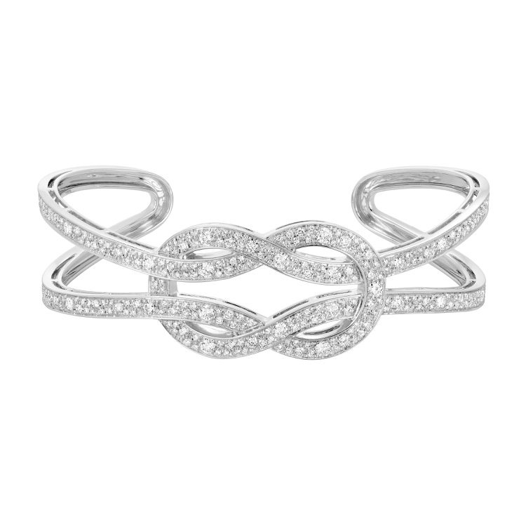Chance Infinie Celebration高級珠寶系列白金鑽石手環，64萬5,700元。圖／斐登提供
