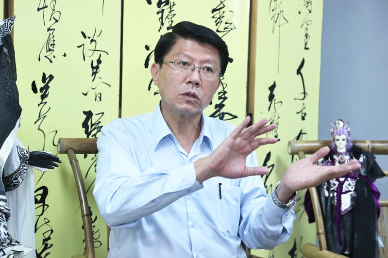 國民黨台南市長參選人謝龍介。記者劉學聖／攝影
