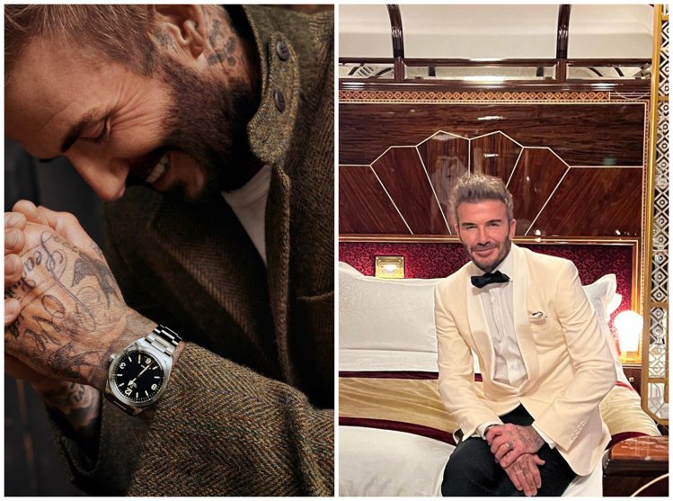 平常多數以西裝展示傑出品味的貝克漢（David Beckham），昨日則為他代言...